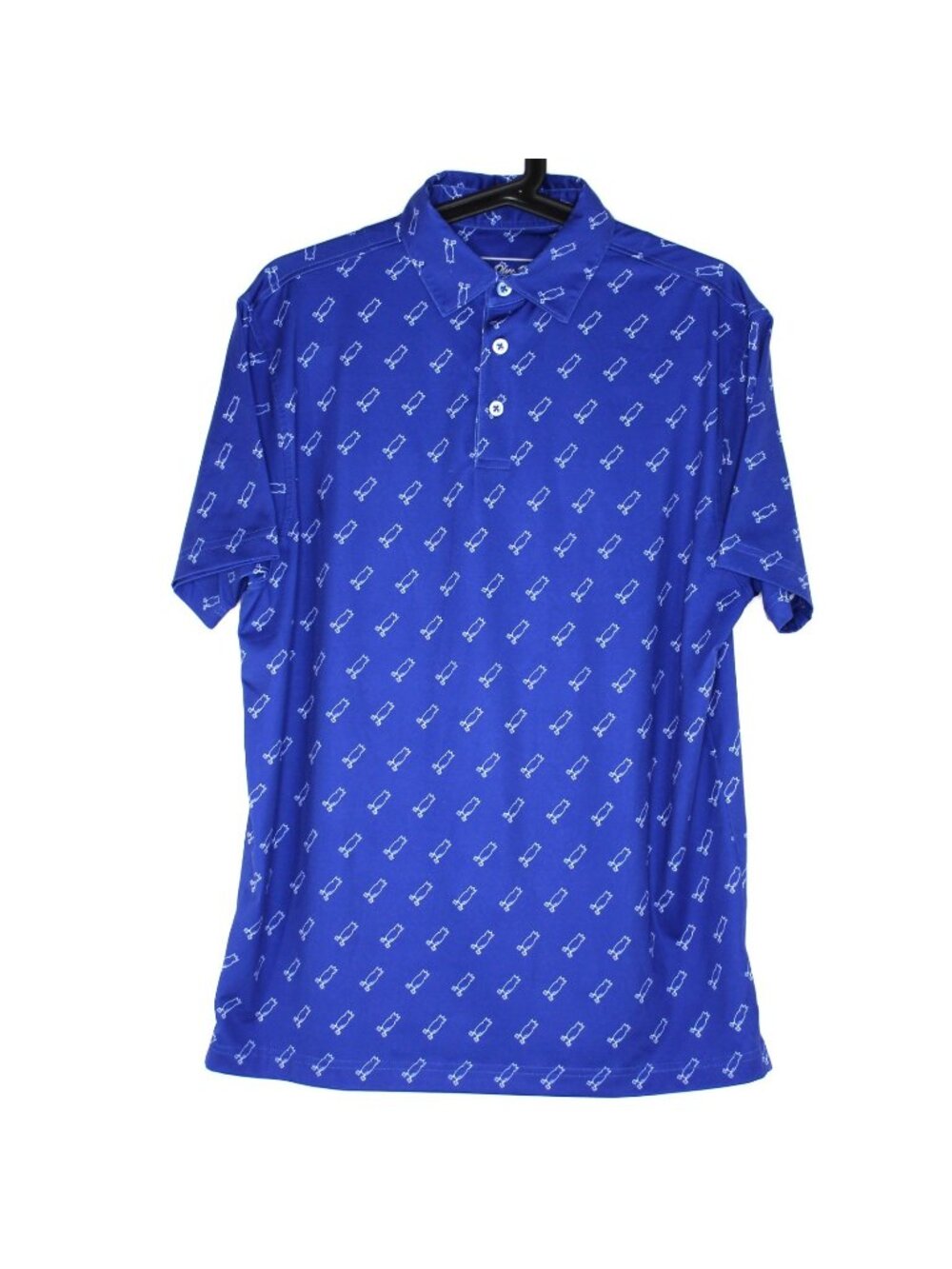 Dive Bomb Mens Small All Over Print AOP Performance Golf Polo Shirt K783